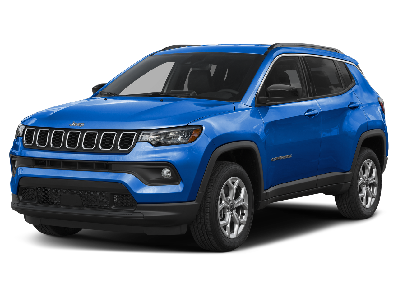 2026 Jeep Compass Limited Altitude in Hydro Blue Pearlcoat — front three-quarter view