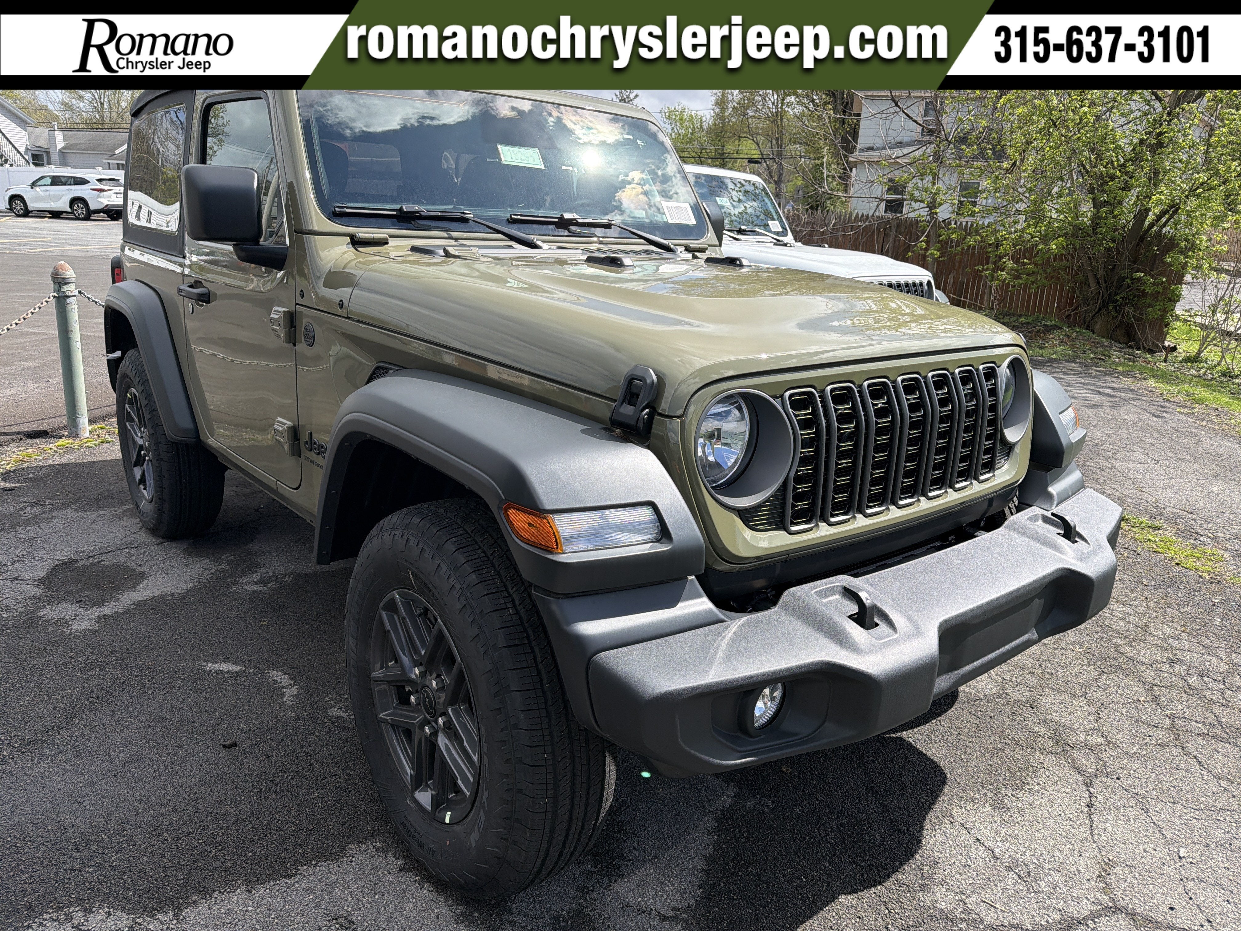 2026 Jeep Wrangler Sport S in 41 — front three-quarter view