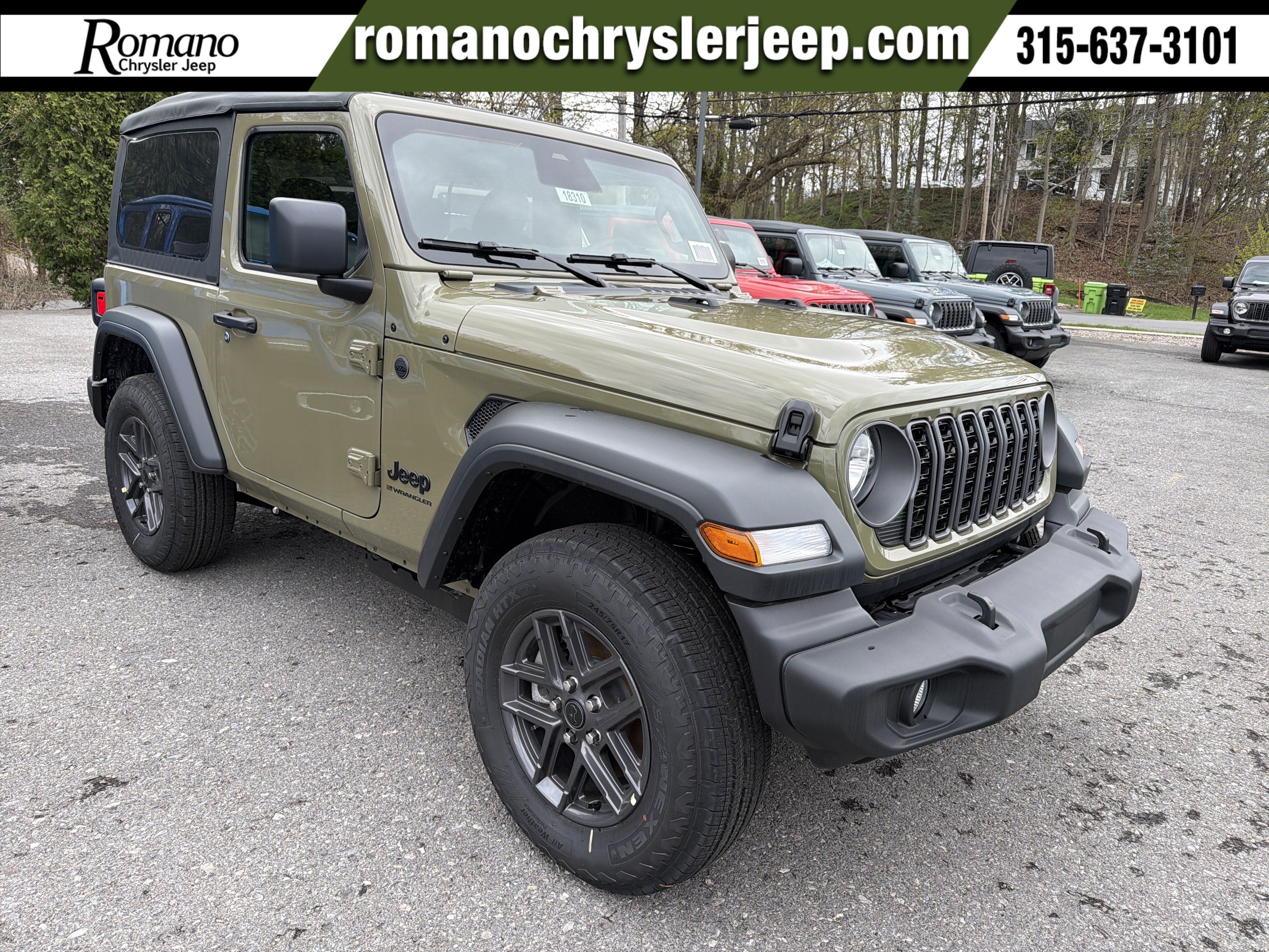 2026 Jeep Wrangler Sport S in 41 — front three-quarter view