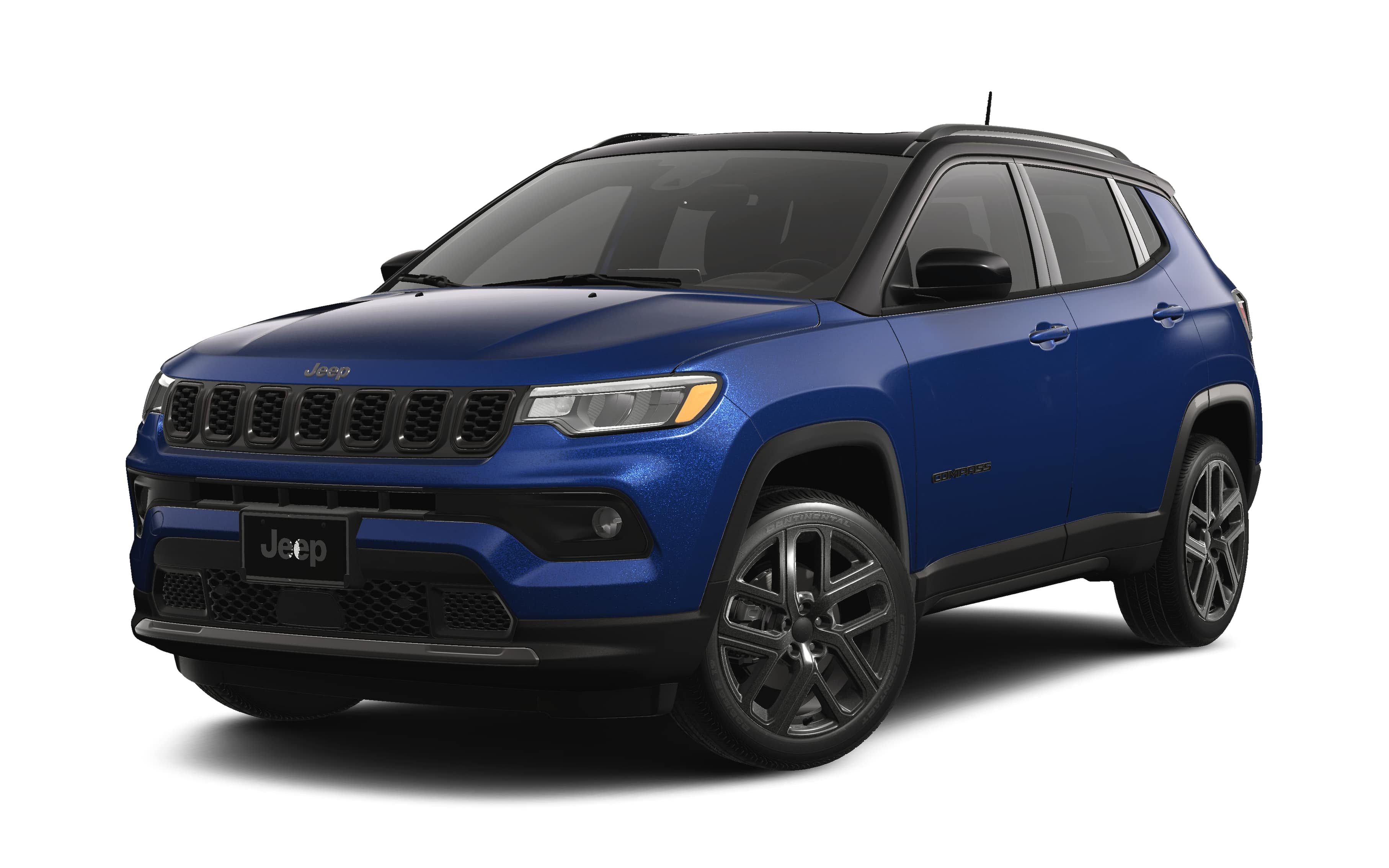 2026 Jeep Compass COMPASS LIMITED ALTITUDE 4X4 in Fathom Blue Pearl-Coat Exterior Paint — front three-quarter view